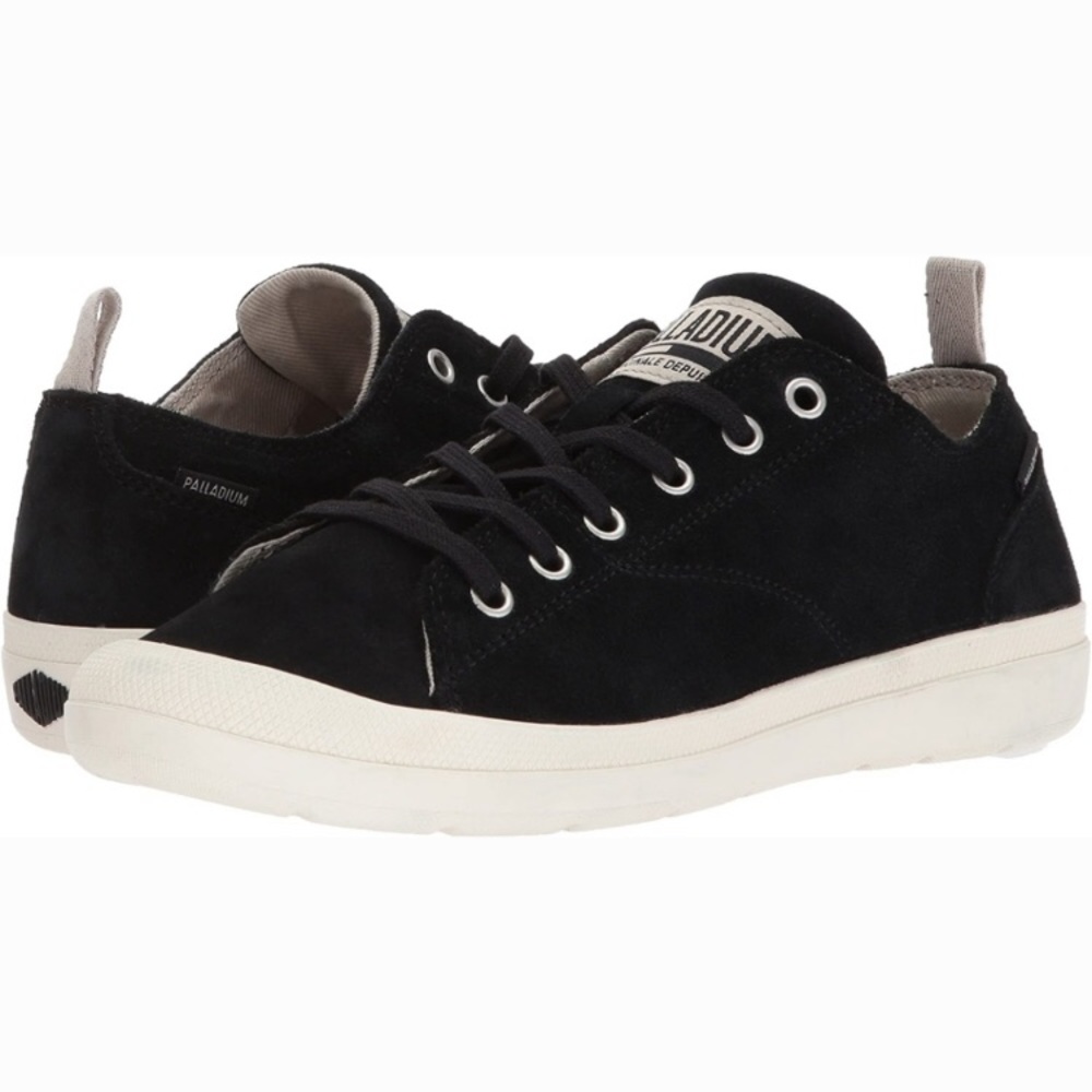 Palladium Wander Lace Sue Black Sneaker Size 6.5